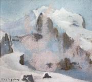 William Stott of Oldham An Alpine Peak china oil painting artist